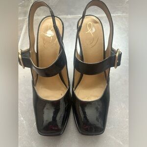 Sam Edelman Black Patent Leather Heels